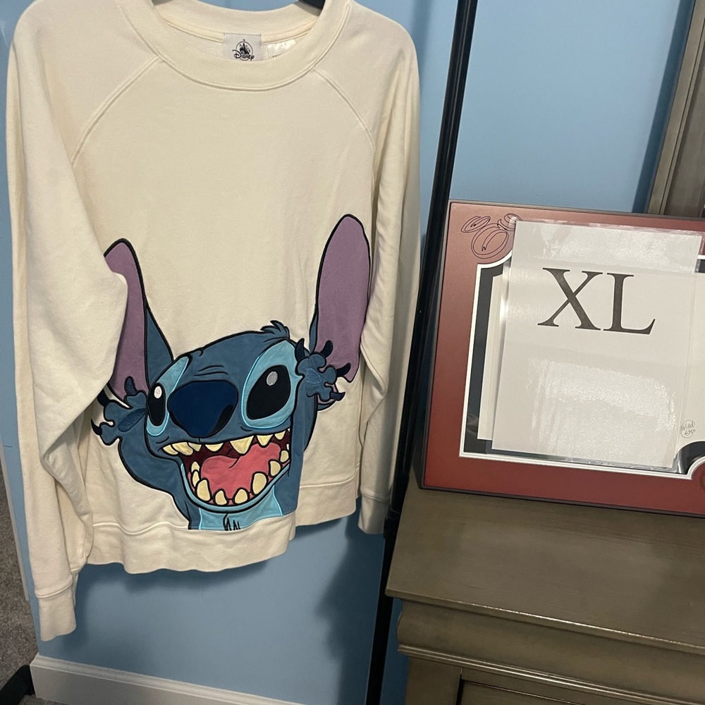 Disney Cream Stitch Sweatshirt